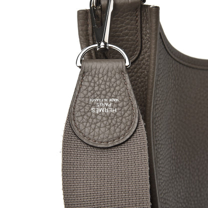 Hermes Taurillon Clemence Evelyne III PM Etain 8 of 9