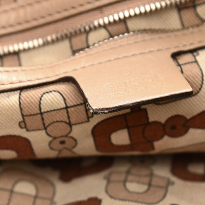 Gucci Guccissima Studded Pelham Shoulder Bag Beige 11 of 17