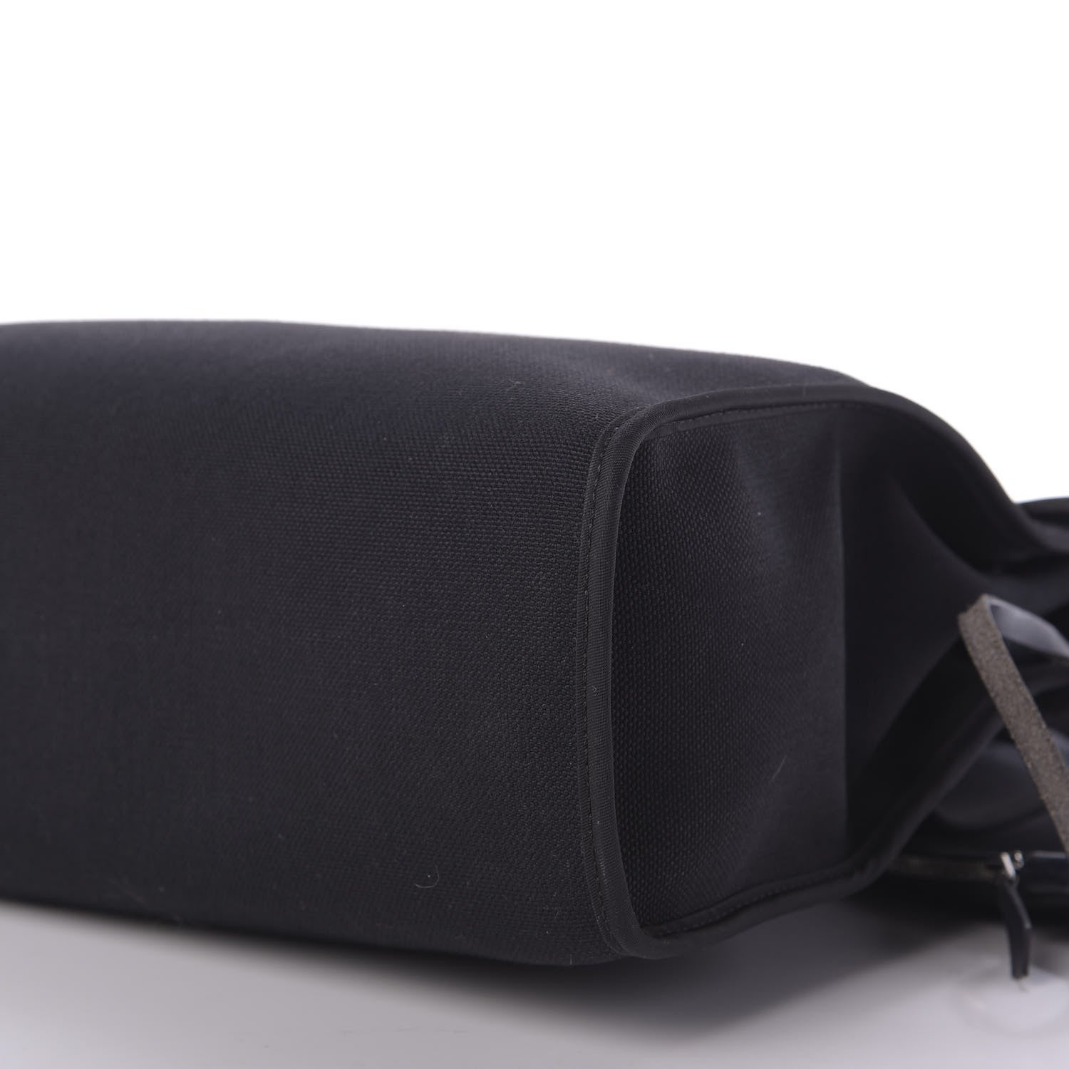 Hermes Vache Hunter Toile Herbag Zip 31 PM Bleu Indigo Black 7 of 9