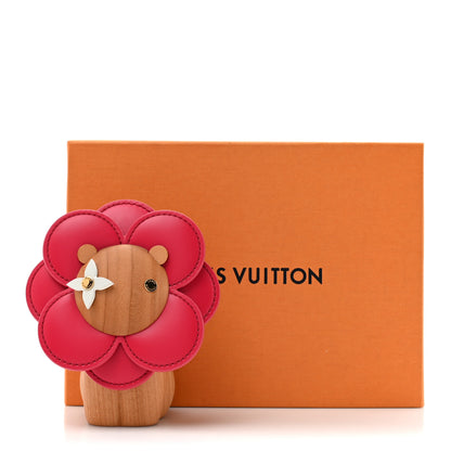 Louis Vuitton Wood Canvas Petula Mini Fuchsia 6 of 6