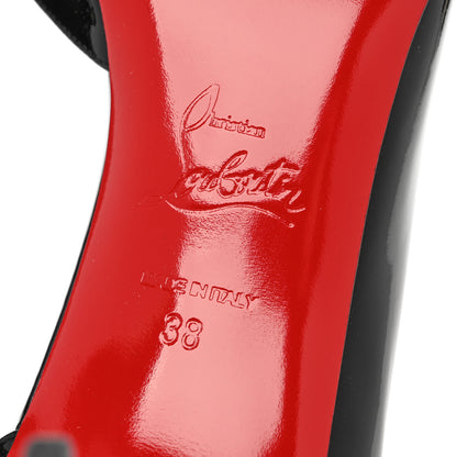 Christian Louboutin Patent Iriza 70 Pumps 38 Black 7 of 9