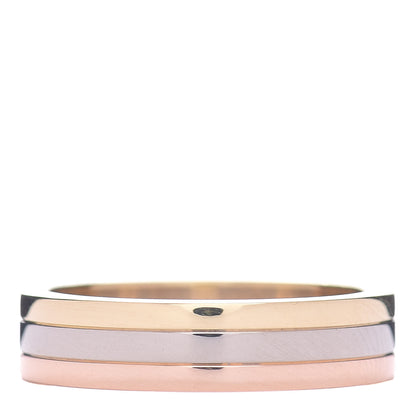 Cartier 18K Pink White Yellow Gold 5mm Vendome Louis Cartier Wedding Band Ring 53 6.25 3 of 5