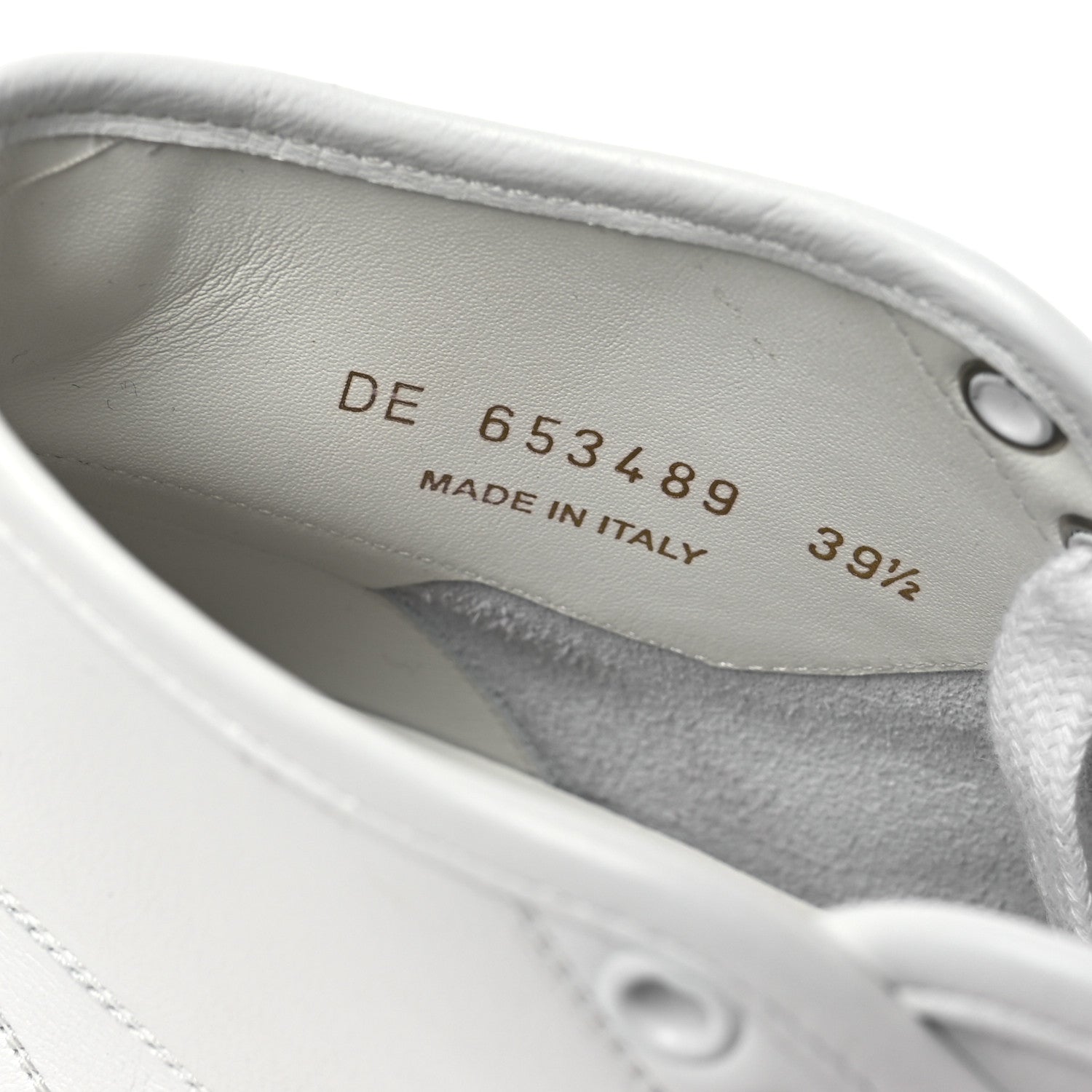 Saint Laurent Calfskin Womens Court Classic SL/39 Mid Top Sneakers Blanc Bebe 39.5 Blanc Bebe Rose 10 of 14