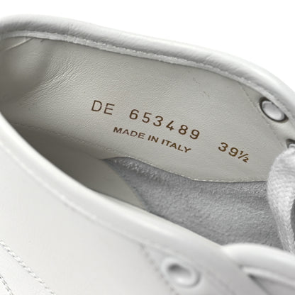 Saint Laurent Calfskin Womens Court Classic SL/39 Mid Top Sneakers Blanc Bebe 39.5 Blanc Bebe Rose 10 of 14