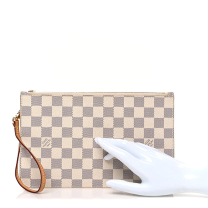 Louis Vuitton Damier Azur Neverfull MM GM Pochette 2 of 7