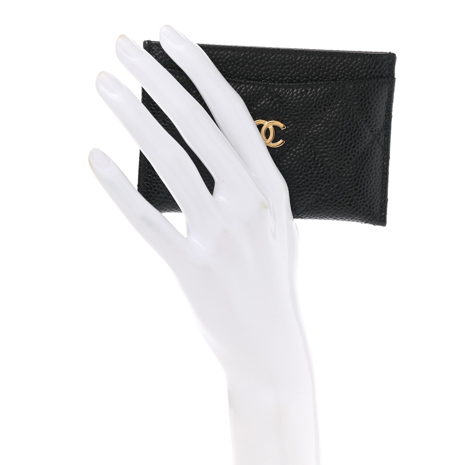Chanel Caviar Quilted Card Holder Black 2 of 10