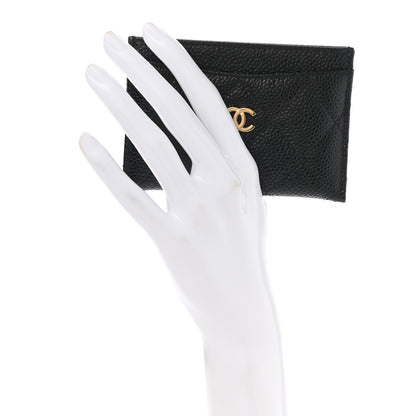 Chanel Caviar Quilted Card Holder Black 2 of 10