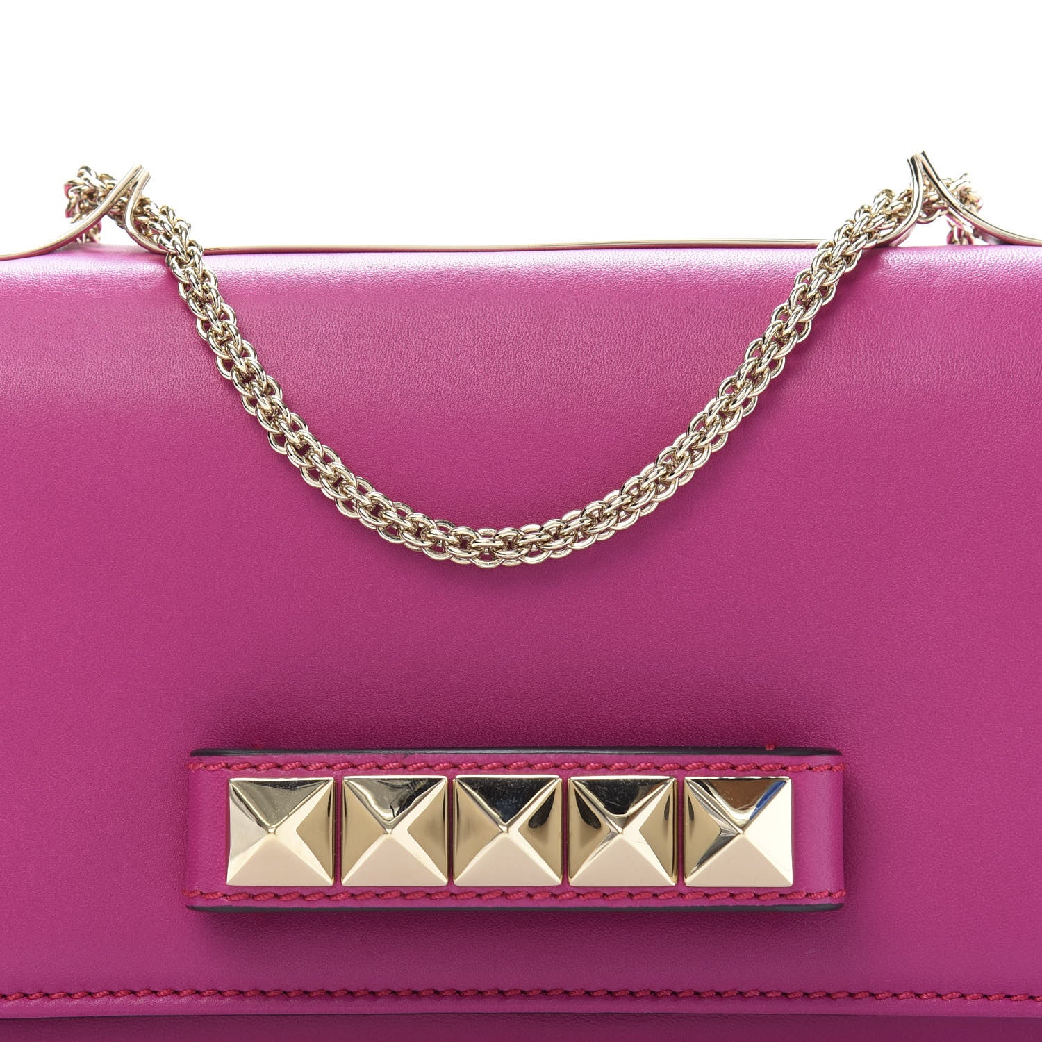 Valentino Garavani Nappa Va Va Voom Shoulder Bag Fuxia 15 of 15