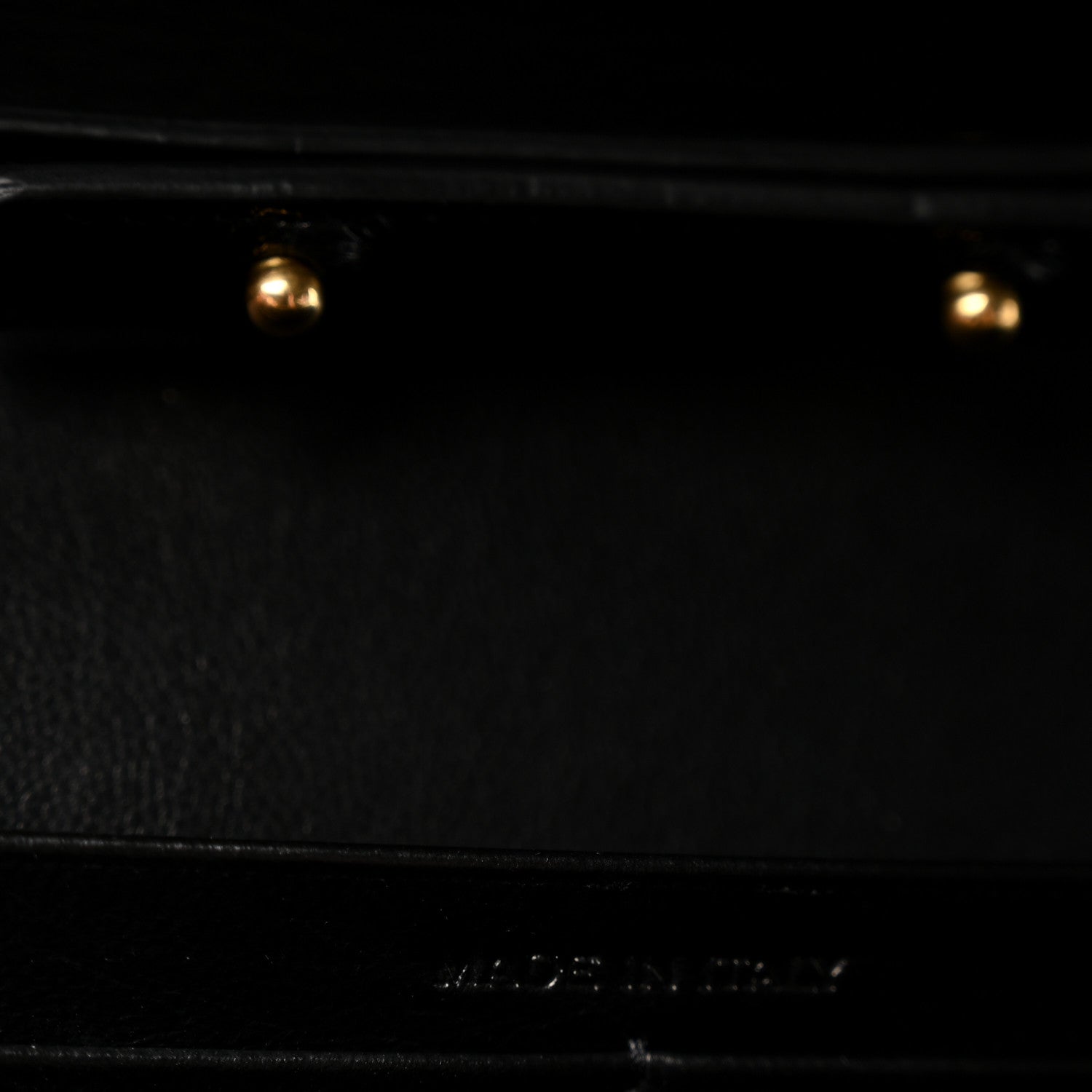 Saint Laurent Canvas Star Print Monogram Chain Wallet Gold Black 7 of 13