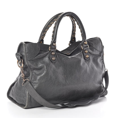 Balenciaga Agneau Giant 12 Rose Gold Hardware City Gris Tarmac 3 of 9