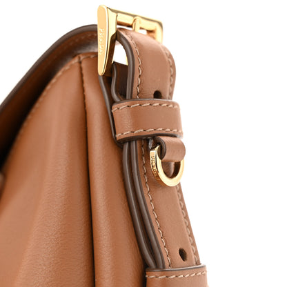 Prada Soft Calfskin Medium Aimee Shoulder Bag Caramel 10 of 11
