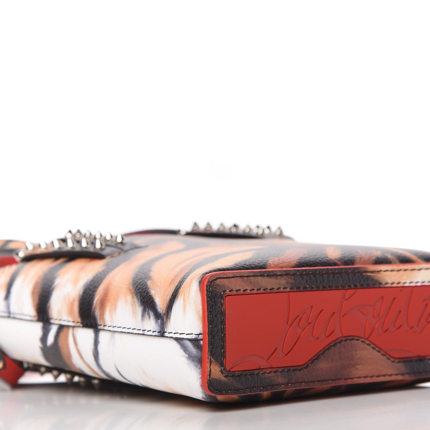 Calfskin Bengal Mini North South Cabata Tote Multicolor