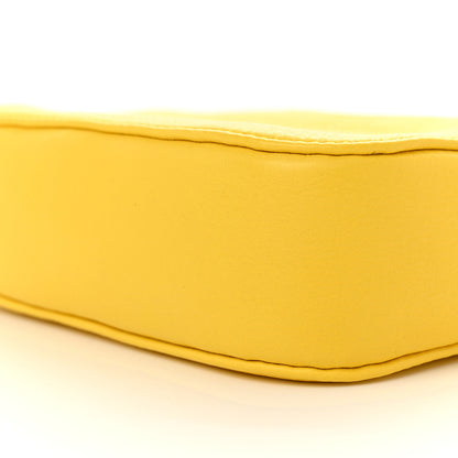 Balenciaga Smooth Calfskin Logo XS Everyday Camera Bag Jaune Soleil Black 10 of 12