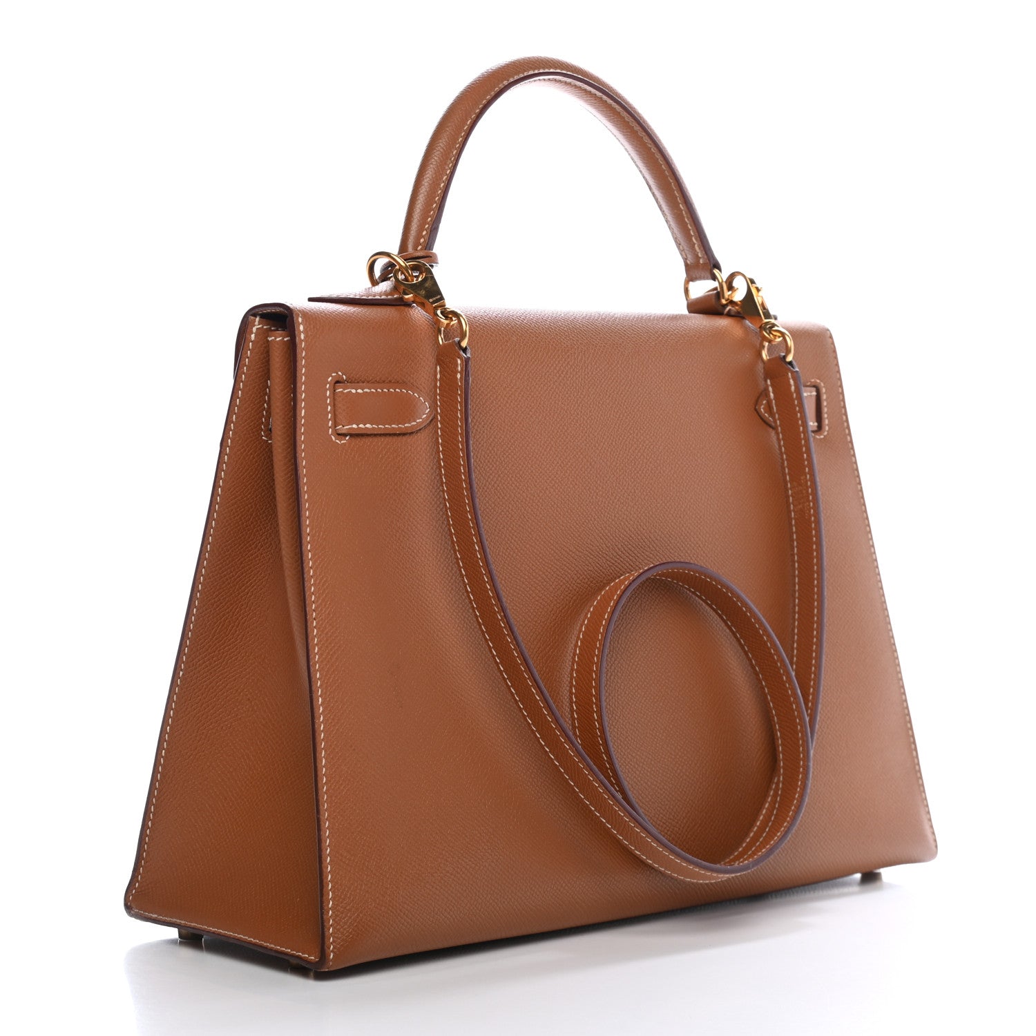 Hermes Epsom Kelly Sellier 32 Gold 2 of 13