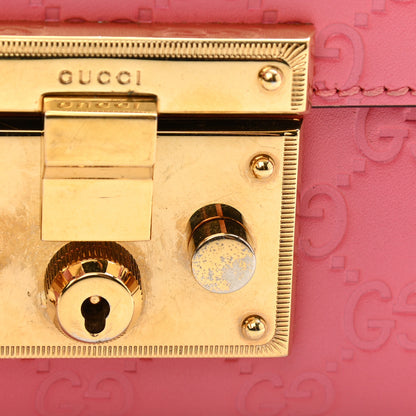 Gucci Guccissima Small Padlock Shoulder Bag Flush 10 of 11