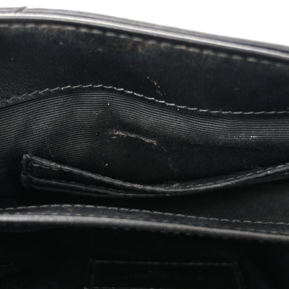 Saint Laurent Calfskin Y Quilted Monogram Monochrome Toy Loulou Crossbody Bag Black 13 of 13