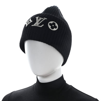 Louis Vuitton Wool LV Headline Beanie Hat S Black 2 of 5