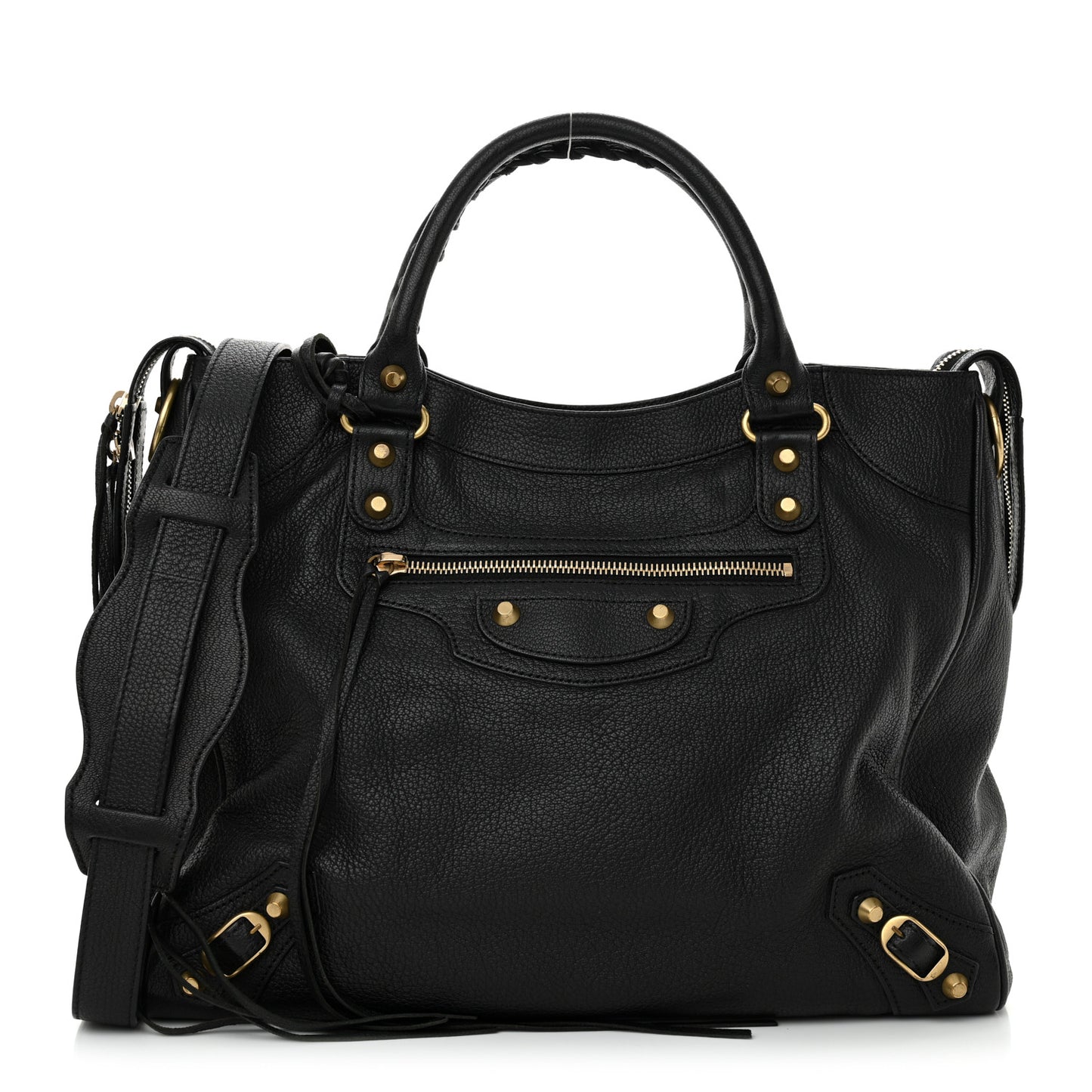 Chevre Classic Gold Hardware Velo Black