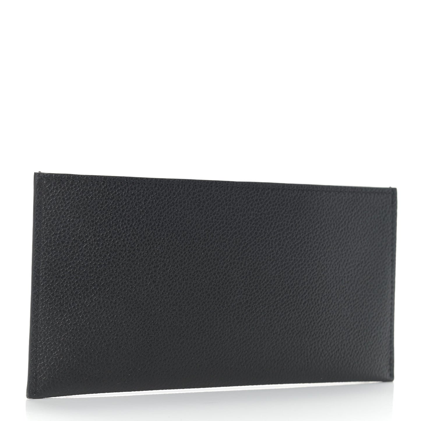 Calfskin Felicie Chain Wallet Card Holder Insert Black