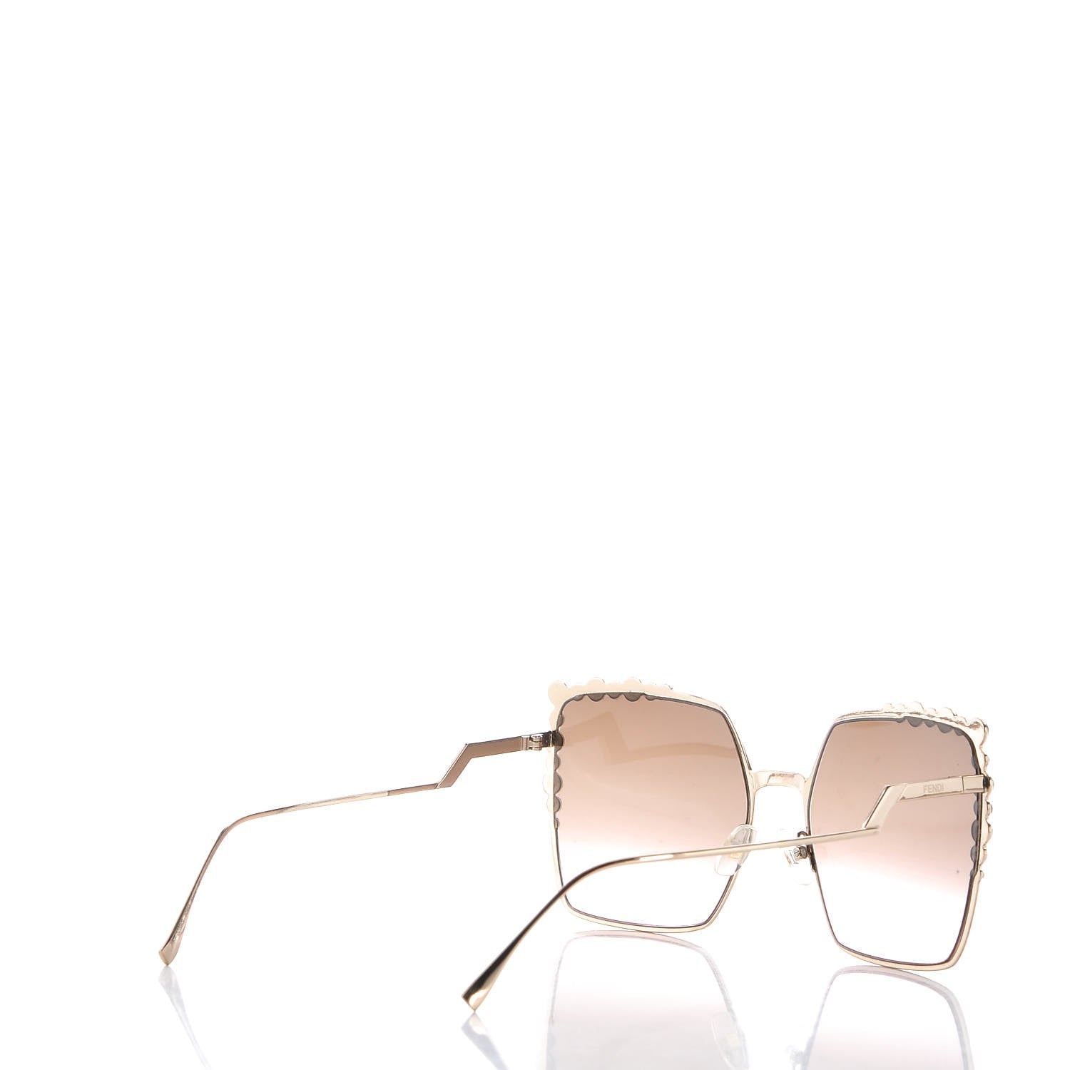 Fendi Square Dots Sunglasses FF 0259/S Black 4 of 8