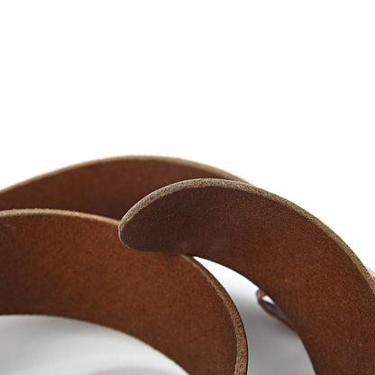 Gucci Faded Calfskin Double G 40mm Belt 80 32 Cuir 7 of 7