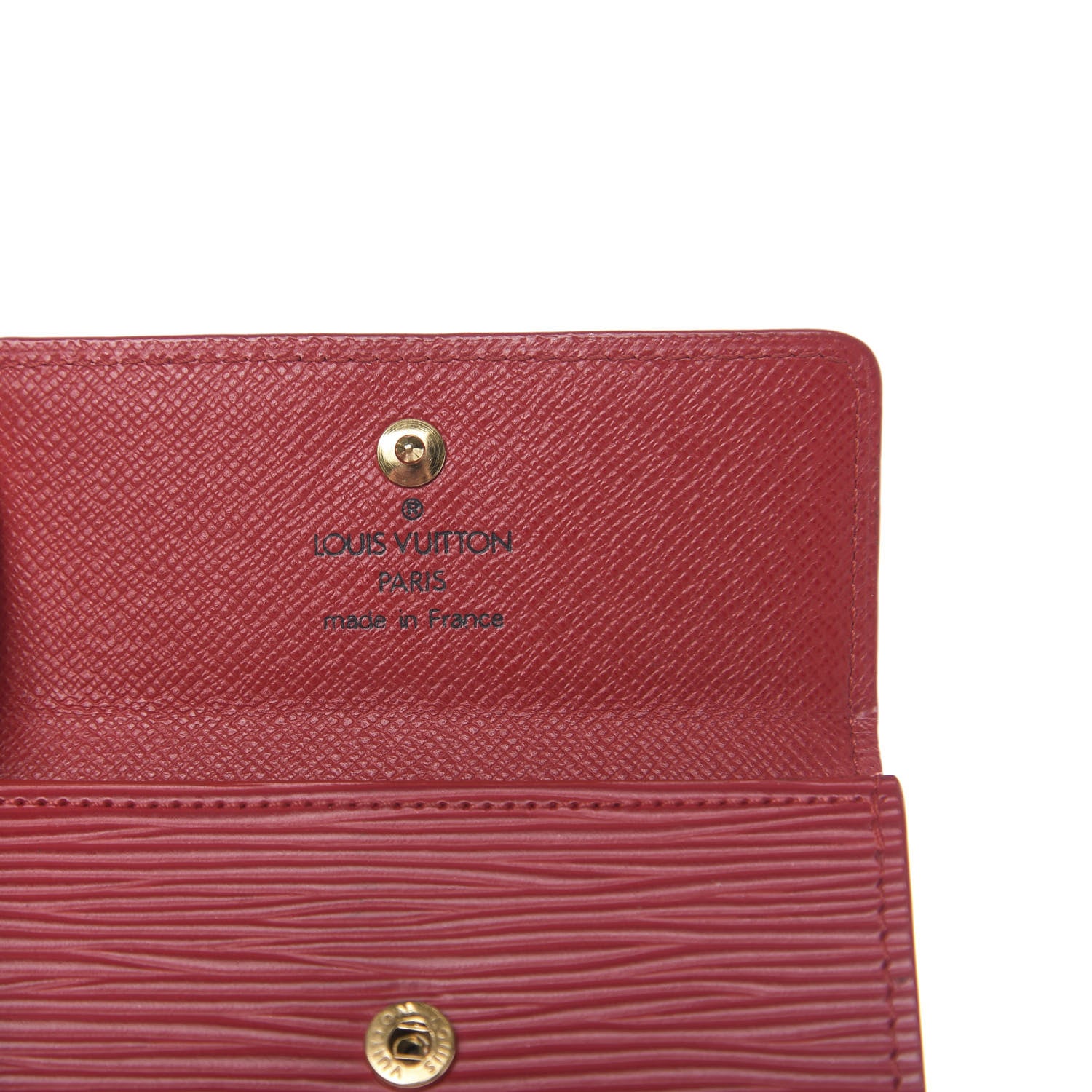 Louis Vuitton Epi Ludlow Wallet Castillan Red 6 of 8