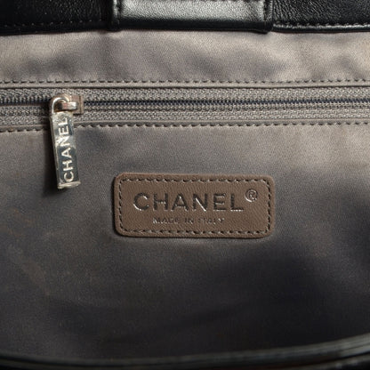 Chanel Vinyl Lipstick Tote Black 6 of 7