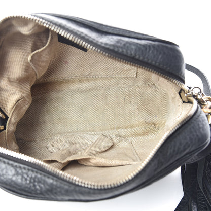 Gucci Pebbled Calfskin Small Soho Disco Bag Black 5 of 11