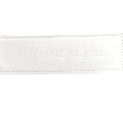 Hermes Calfskin Womens Chypre Sandals 36 White 8 of 8