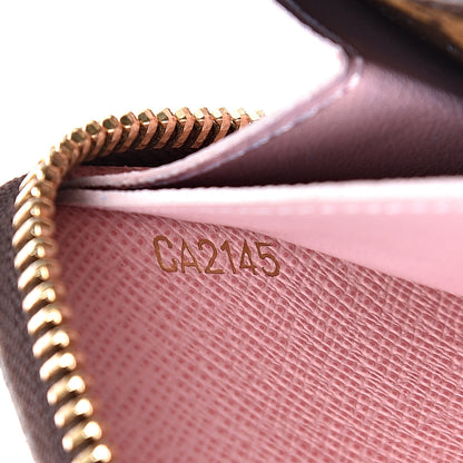 Louis Vuitton Monogram Clemence Wallet Rose Ballerine 7 of 13