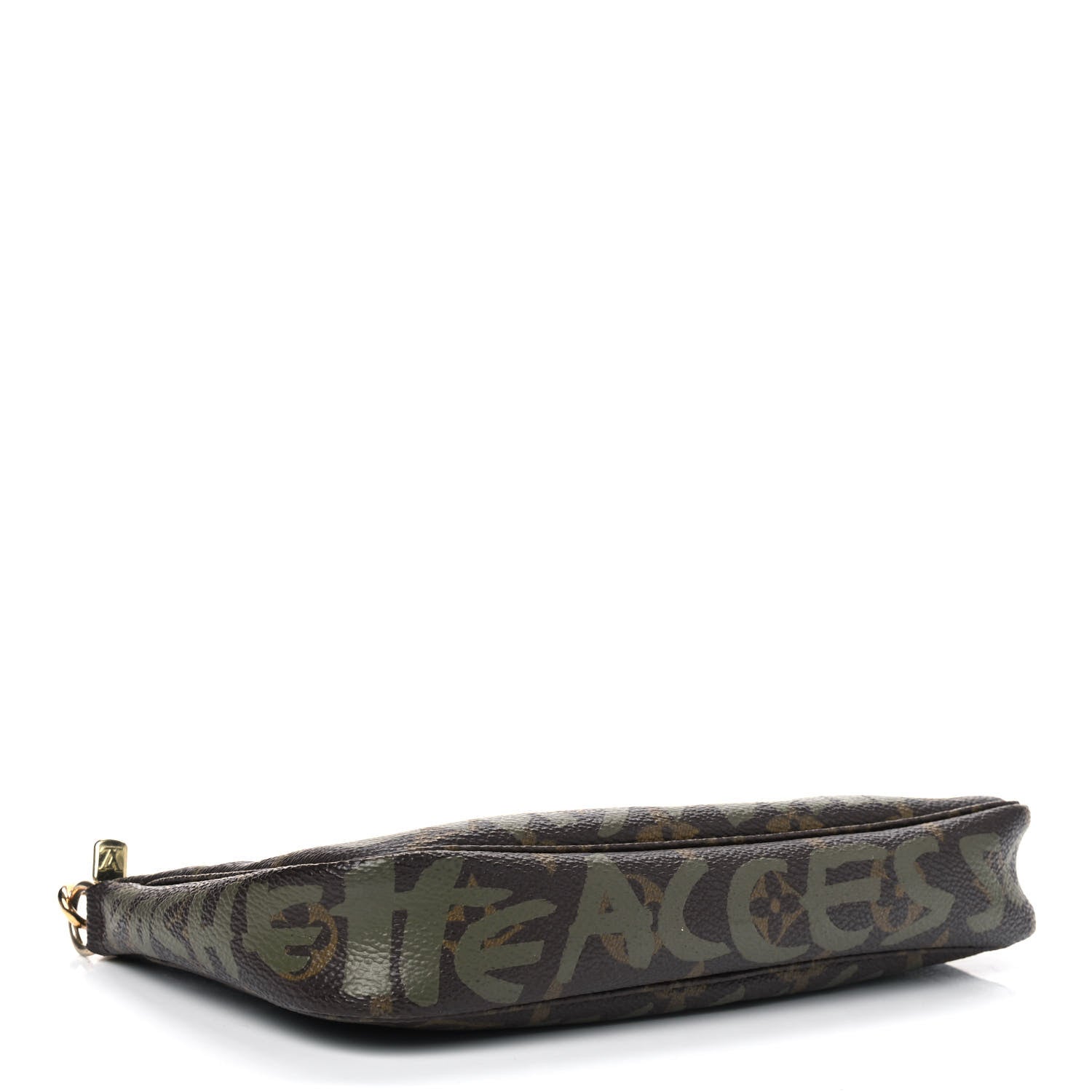 Louis Vuitton Monogram Graffiti Pochette Accessories Kaki 3 of 5