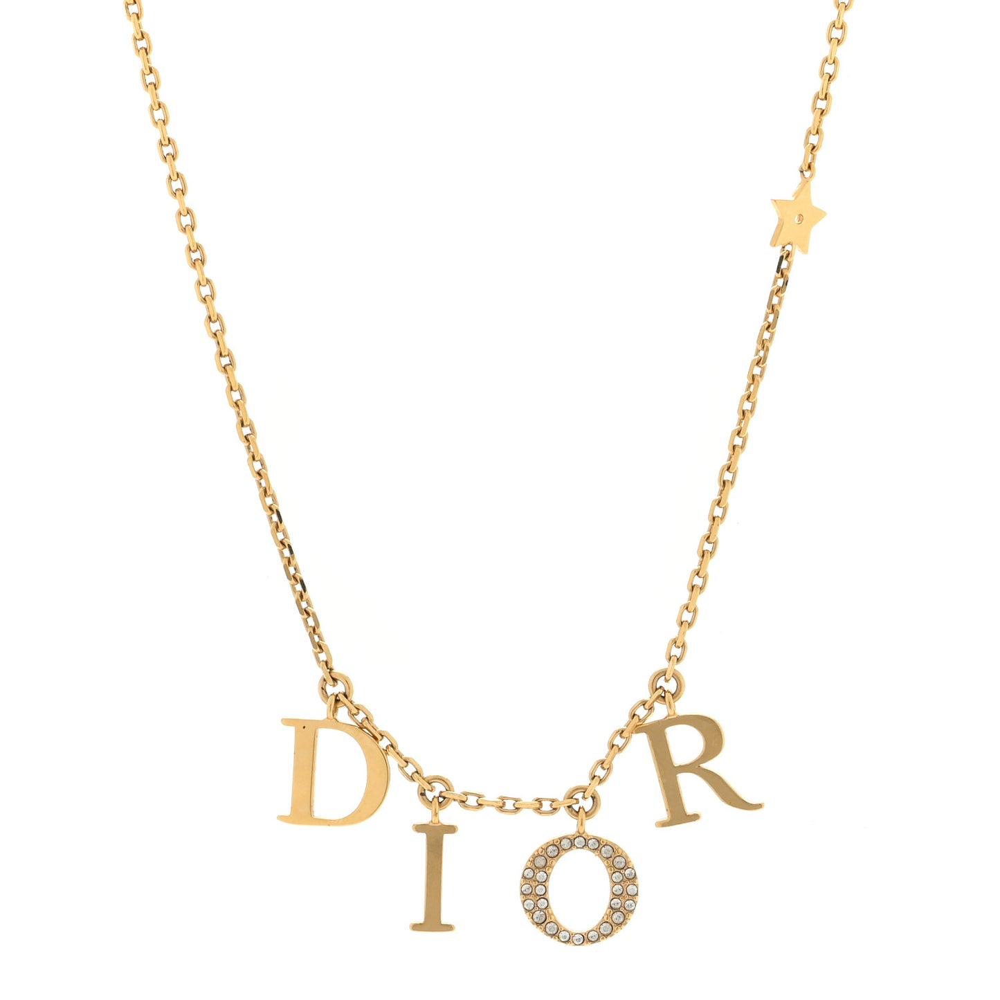 Crystal Dio(r)evolution Necklace Gold