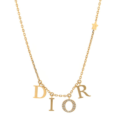 Christian Dior Crystal Dio(r)evolution Necklace Gold 1 of 4