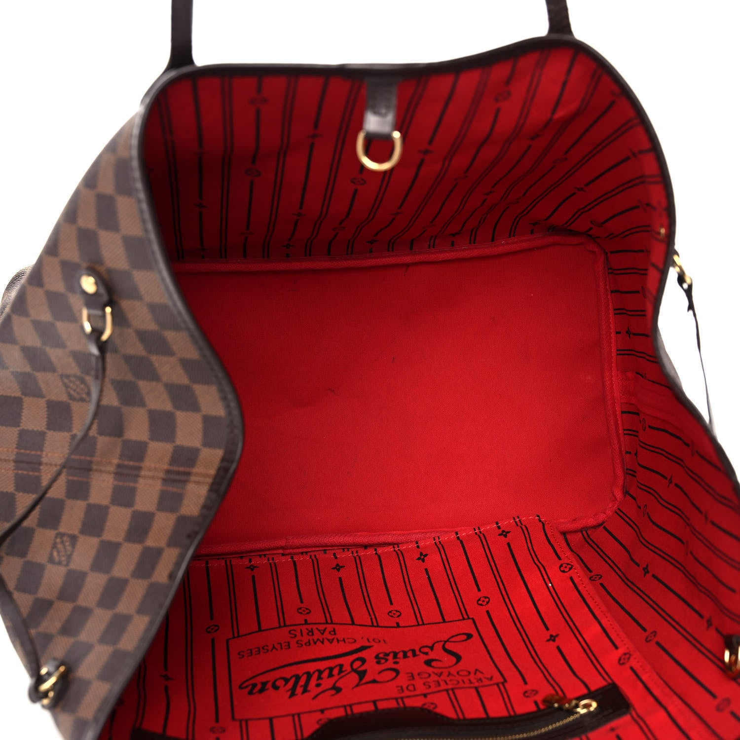 Louis Vuitton Damier Ebene Neverfull GM 5 of 17