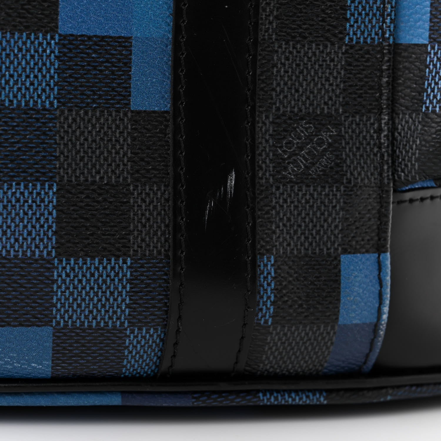 Louis Vuitton Damier Graphite Pixel Christopher PM Backpack Blue 13 of 18
