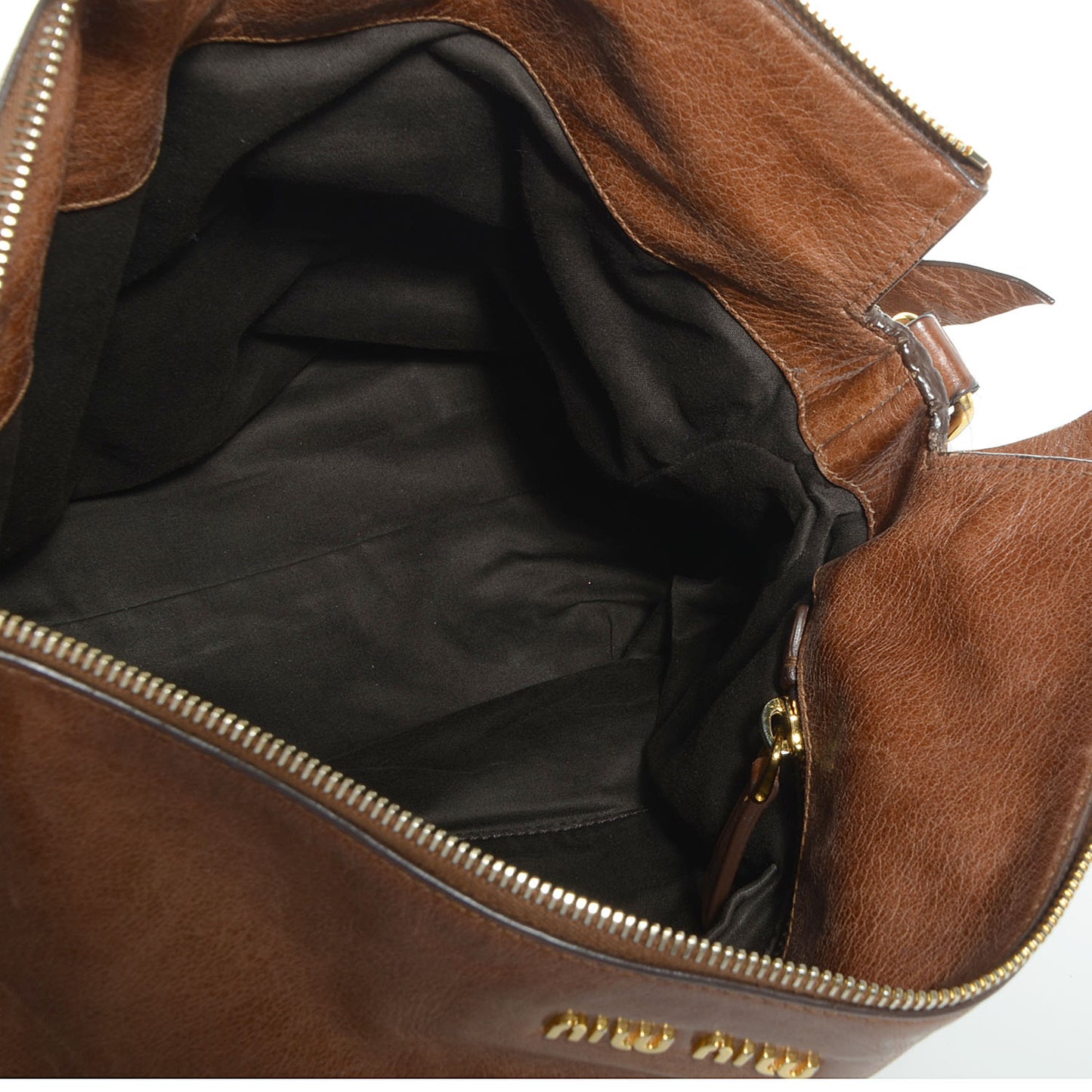 Vitello Lux Large Bow Bag Palissandro