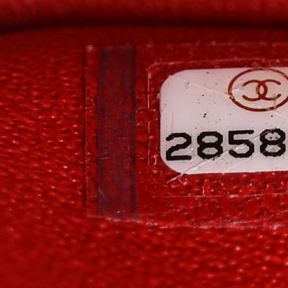 Chanel Caviar Quilted Jumbo Double Flap Red 7 of 10