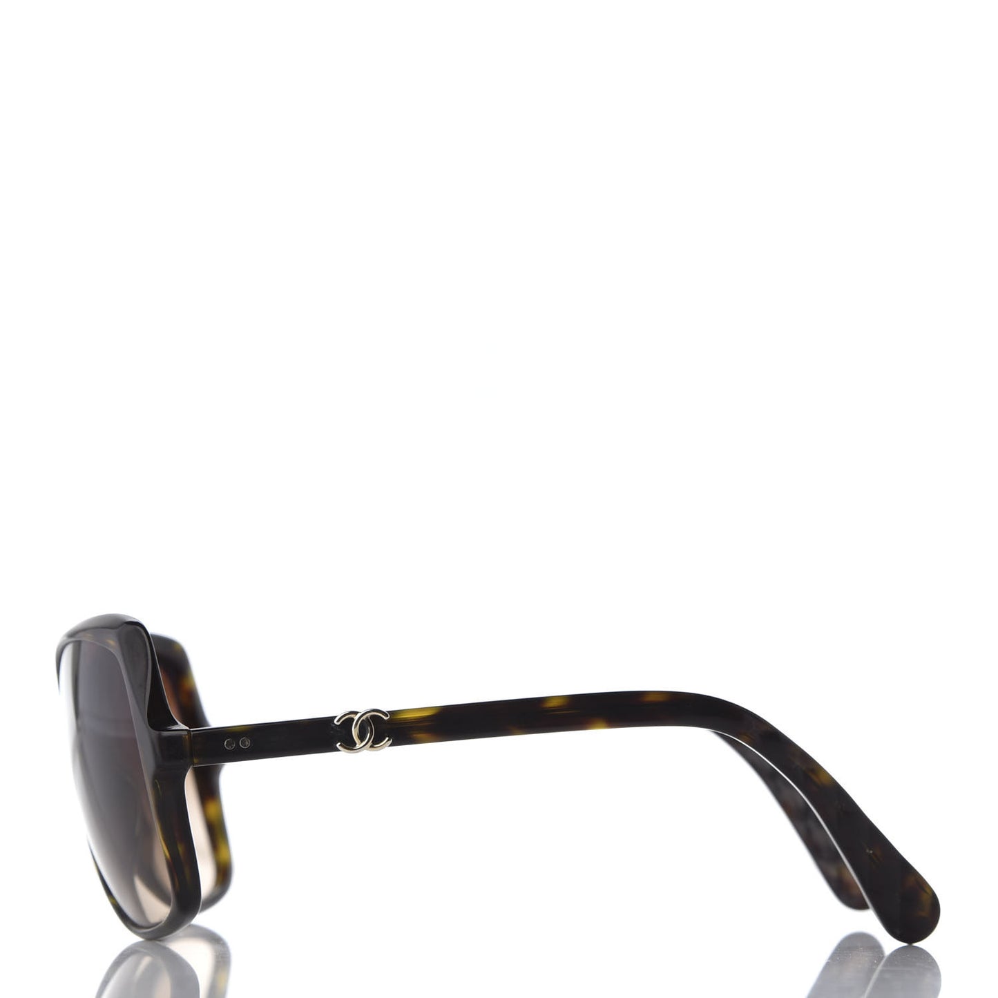 Square CC Logo Sunglasses 5245 Tortoise