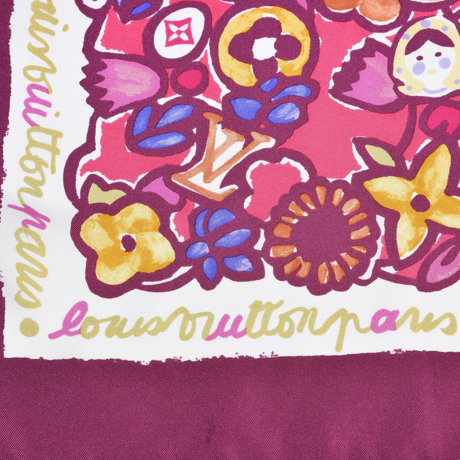 Louis Vuitton Silk Eugenia Scarf 4 of 6