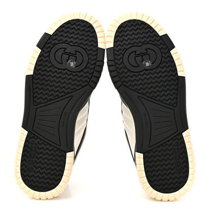 Gucci Calfskin Womens Re-Web Sneakers 38 Black White 7 of 11