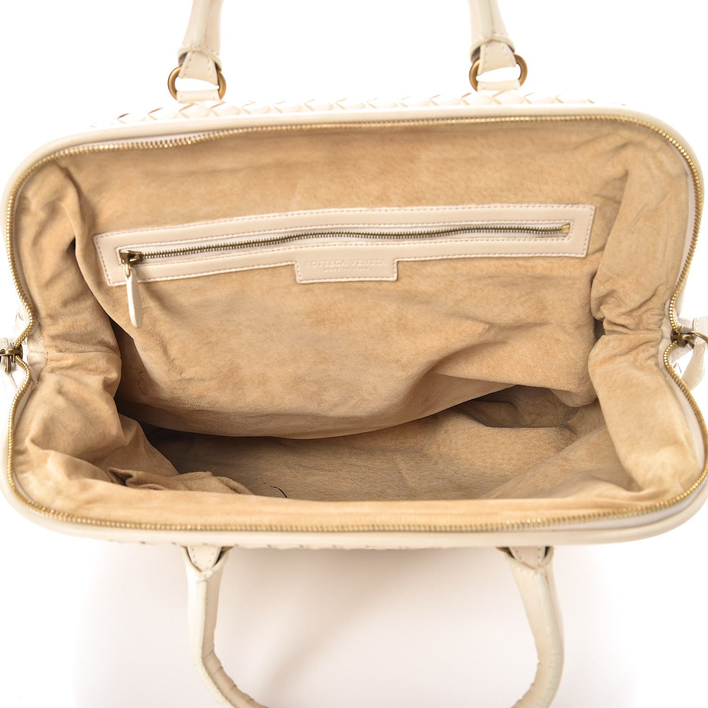 Nappa Intrecciato Frame Tote Colonial