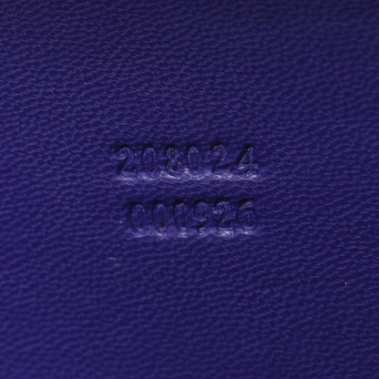 Alexander McQueen Suede Crystal Britannia Skull Box Clutch Purple 7 of 10