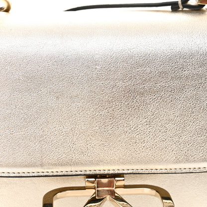 Valentino Garavani Metallic Calfskin Small VSling Shoulder Bag Gold 14 of 17