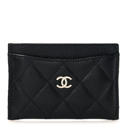 Chanel Caviar Quilted Card Holder Black 1 of 9