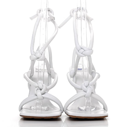 Bottega Veneta Nappa Dream Knotted Sandals 38 White 2 of 10