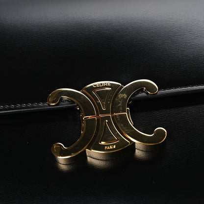 Celine Shiny Calfskin Medium Triomphe Black 11 of 11