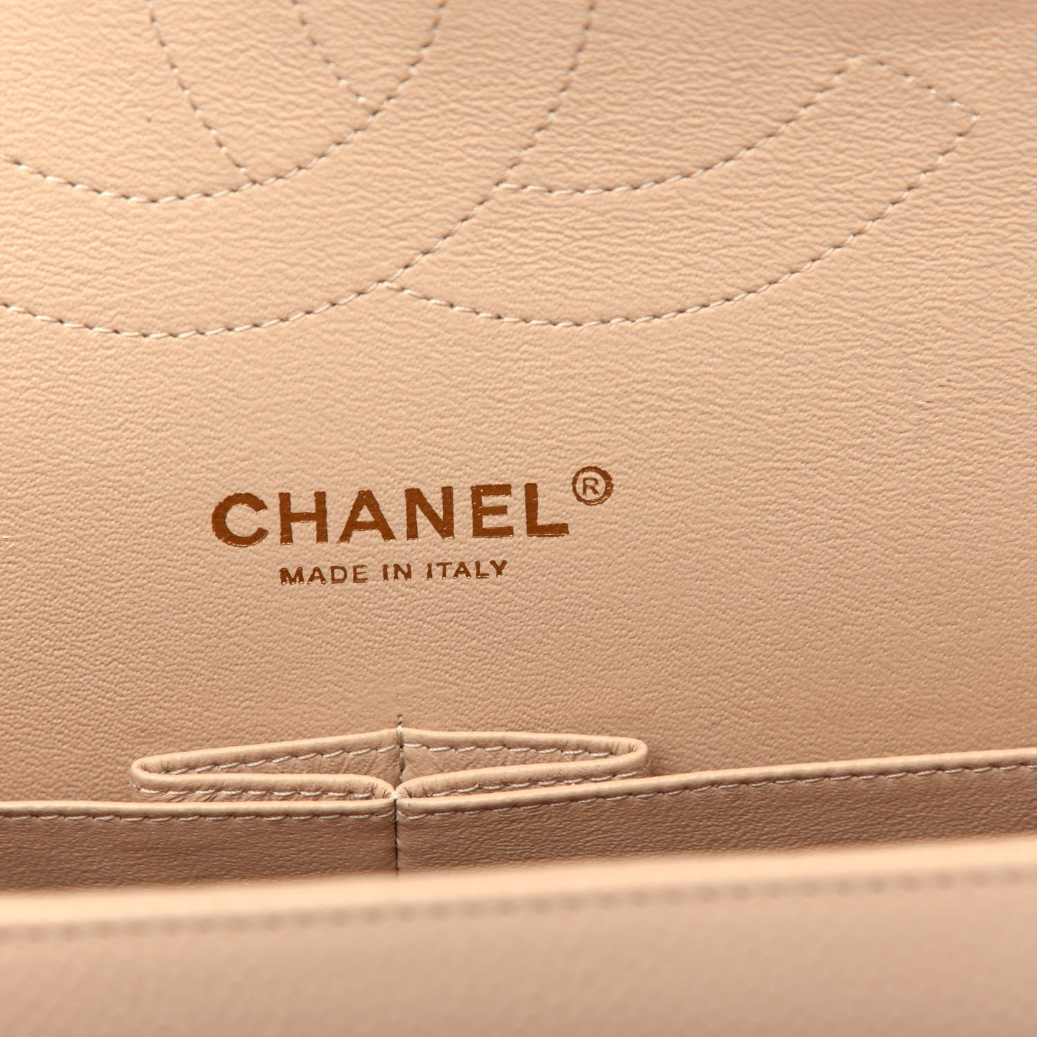 Chanel Caviar Quilted Jumbo Double Flap Light Beige 6 of 10