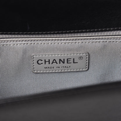 Chanel Lambskin Quilted New Medium Boy Flap Black 6 of 7