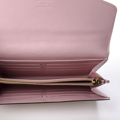 Louis Vuitton Vernis Rayures Sarah Wallet NM Dune 4 of 9