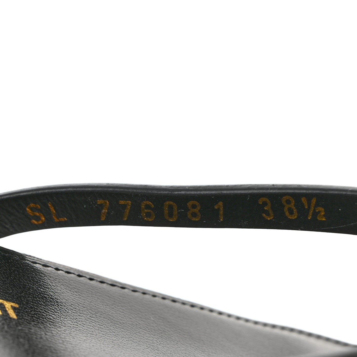 Calfskin Cassandra Monogram Sandals 38.5 Bronze